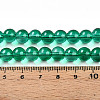 Baking Paint Transparent Glass Beads Strands DGLA-N006-8mm-09-4
