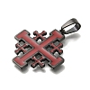 304 Stainless Steel Enamel Pendants STAS-C105-10EB-2