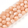 Dyed Natural White Jade Beads Strands G-T139-8mm-46T-2