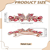 1Pc Alloy Rhinestone Hair Barrettes PHAR-LP0001-34C-2