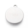 Tarnish Resistant 304 Stainless Steel Pendant Cabochon Settings LS-STAS-G214-07P-2