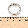 304 Stainless Steel Micro Pave Cubic Zirconia Finger Rings for Women RJEW-K315-02P-5