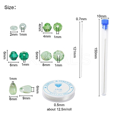 DIY Green Series Jewelry Making Kits DIY-YW0003-05C-1