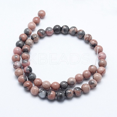 Natural Gemstone Beads Strands X-G-K274-01-8mm-1