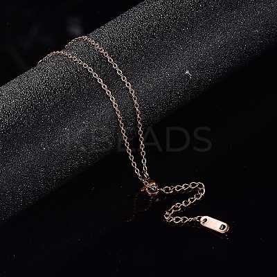 304 Stianless Steel Cable Chain Bracelet Making STAS-CJ0001-135RG-1