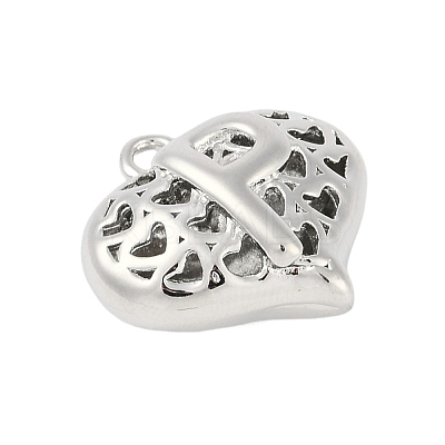 Hollow Brass Pendants for Valentine's Day KK-M289-03P-P-1
