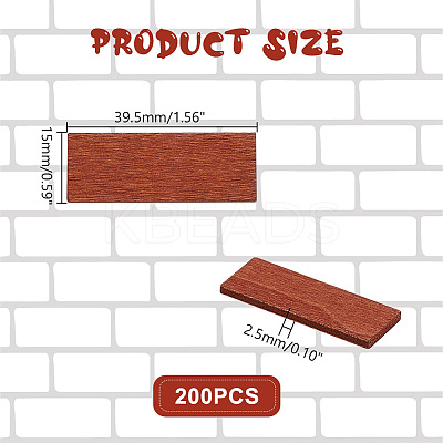 200Pcs Aspen Wood Floor DIY-GA0006-91A-1