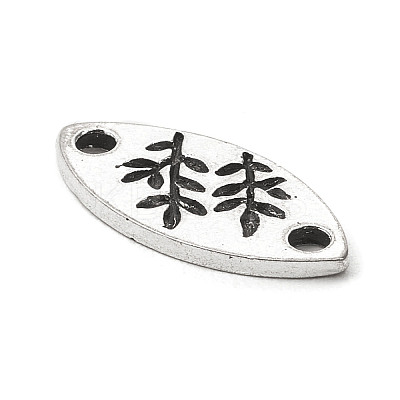 Tibetan Style Alloy Connector Charms PALLOY-D017-03C-AS-1