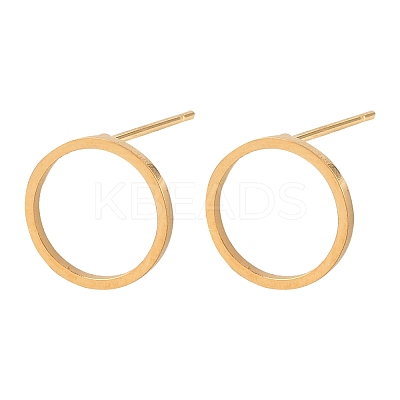 316 Stainless Steel Stud Earrings EJEW-D339-05G-1