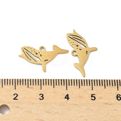 201 Stainless Steel Pendants STAS-P428-04A-G-1