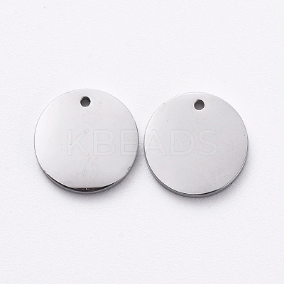 Non-Tarnish 304 Stainless Steel Stamping Blank Tag Charms STAS-G215-11P-1