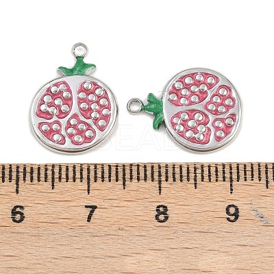 304 Stainless Steel Enamel Pendants STAS-Z166-23E-P-1
