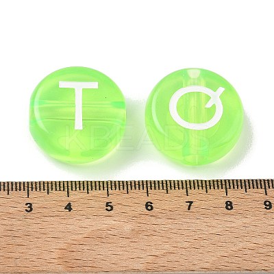 Transparent Acrylic European Beads MACR-K365-02B-04-1