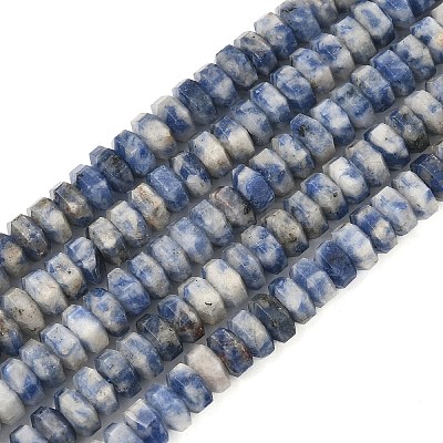 Natural Blue Spot Jasper Beads Strands G-L654-I06-01-1