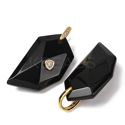 Natural Obsidian Pendants GG-CBA51ED-04G-05-1