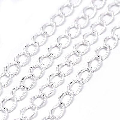Brass Twisted Chains CHC-Q001-5x4mm-S-1
