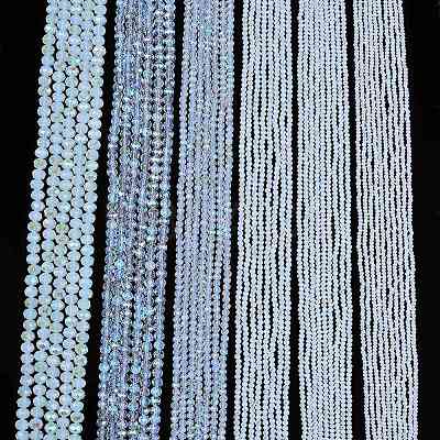 Electroplate Glass Beads Strands EGLA-A044-J3mm-L06-1