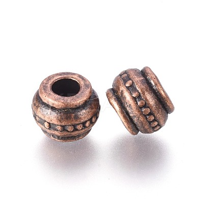 Tibetan Style European Beads X-RLF10904Y-NF-1