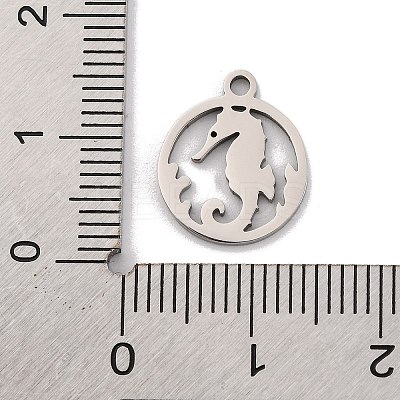 Non-Tarnish 201 Stainless Steel Charms LS-STAS-U016-06P-02-1
