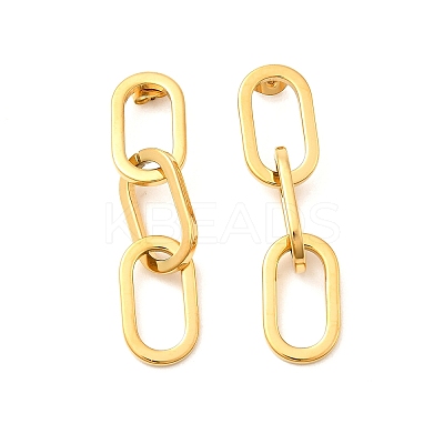 304 Stainless Steel Stud Earrings for Women EJEW-A129-03G-1