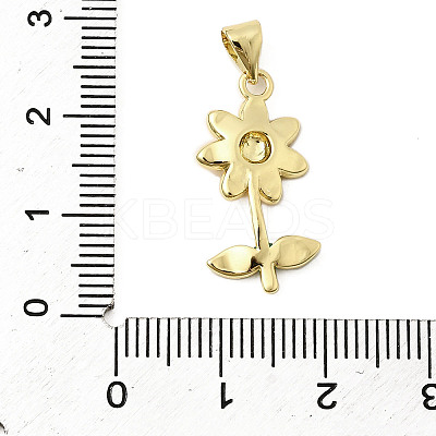 Brass Enamel Pendants KK-K302-06G-1