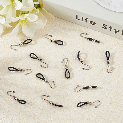 20Pcs 2 Colors Iron Zipper Holder Upper FIND-CP0002-85-1