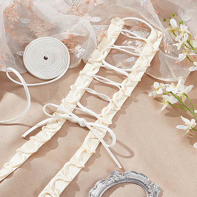 2M Flat Satin Ribbons OCOR-WH0078-86B-1