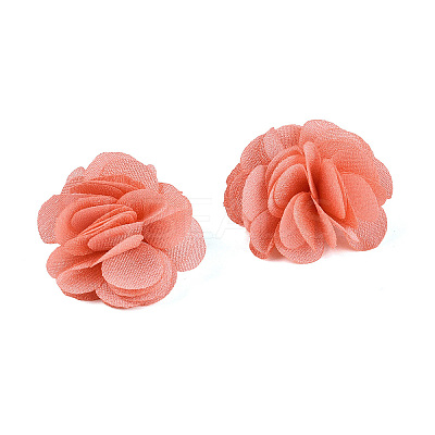 Polyester Fabric Flowers FIND-ZX004-11-07-1