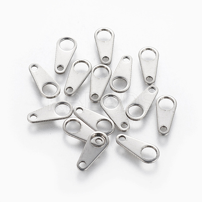 Tarnish Resistant 201 Stainless Steel Chain Tabs STAS-G192-25P-1