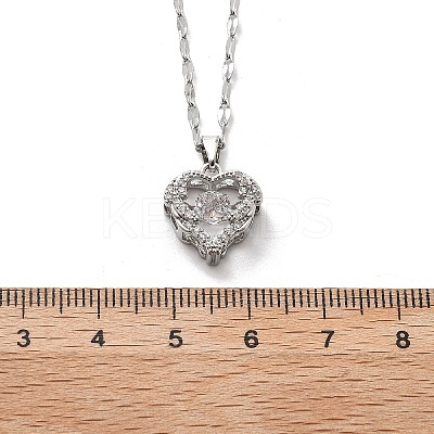 304 Stainless Steel Necklaces for Women LS-NJEW-R015-03P-1