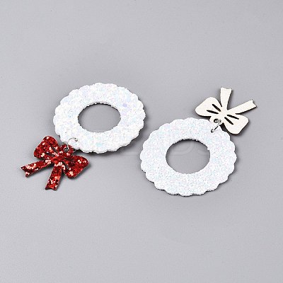 PU Leather Big Pendants FIND-N005-73B-1