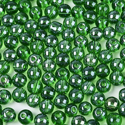 500Pcs Transparent Glass Seed Beads SEED-PA0001-08C-1