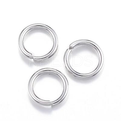 Tarnish Resistant 304 Stainless Steel Open Jump Rings STAS-E113-14P-1