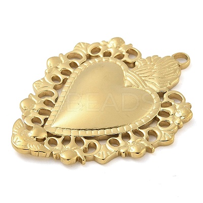 Ion Plating(IP) 304 Stainless Steel Pendants STAS-B075-18G-01-1