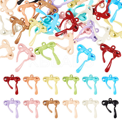 30Pcs Alloy with Spary Painted Pendants FIND-TA0006-81-1
