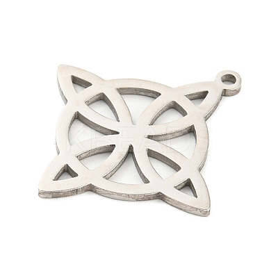Non-Tarnish 304 Stainless Steel Pendants STAS-P330-03P-1