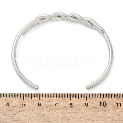 304 Stainless Steel Cuff Bangles for Women BJEW-F497-01P-1