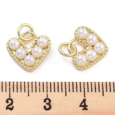 Brass Pave Cubic Zirconia Pendants KK-U009-10E-G-1