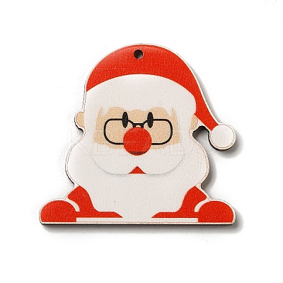 Single Face Printed Wood Pendants LS-WOOD-H102-02K-1