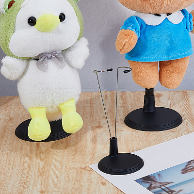12 Sets 3 Styles Plastic with Iron Doll Support for Models ODIS-FH0001-18-1