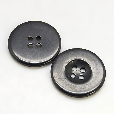 Resin Buttons RESI-D033-11mm-02-1