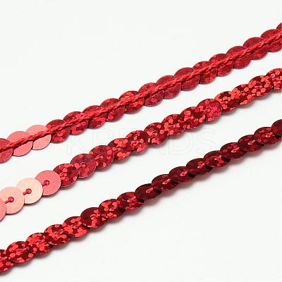 Eco-Friendly Plastic Paillette Beads PVC-Q087-6mm-50103-1
