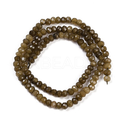 Natural White Jade Beads Strands G-Z069-01Y-1