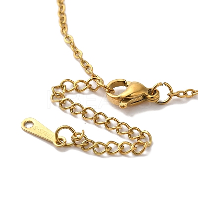 PVD Vacuum Plating 201 Stainless Steel Necklaces NJEW-H033-01G-I-1