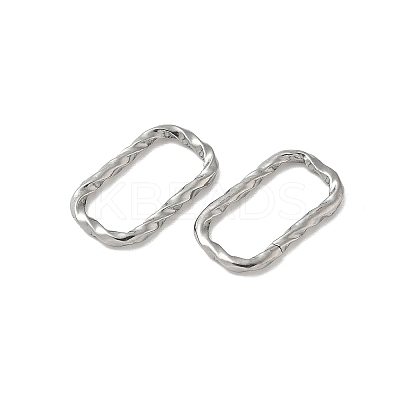 304 Stainless Steel Twisted Linking Rings STAS-L300-006B-P-1