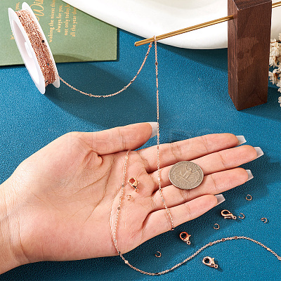 DIY Chains Bracelet Necklace Making Kit DIY-TA0006-36-1