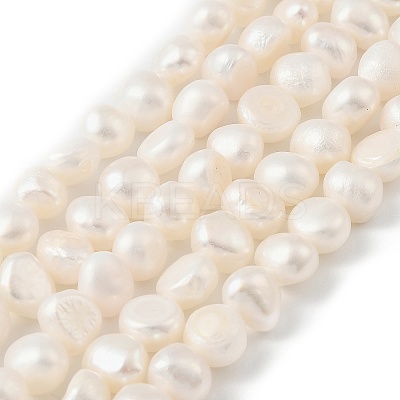 Natural Cultured Freshwater Pearl Beads Strands PEAR-P064-19J-02B-1