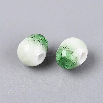 Handmade Crackle Porcelain Beads PORC-Q008-06B-05-1