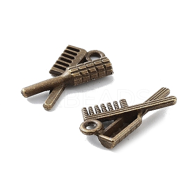 Tibetan Style Alloy Pendants TIBEP-T052-02AB-NR-1