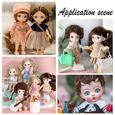 50 Pairs 4D ABS Doll Craft Cartoon Movable Eye DIY-NB0006-33-1